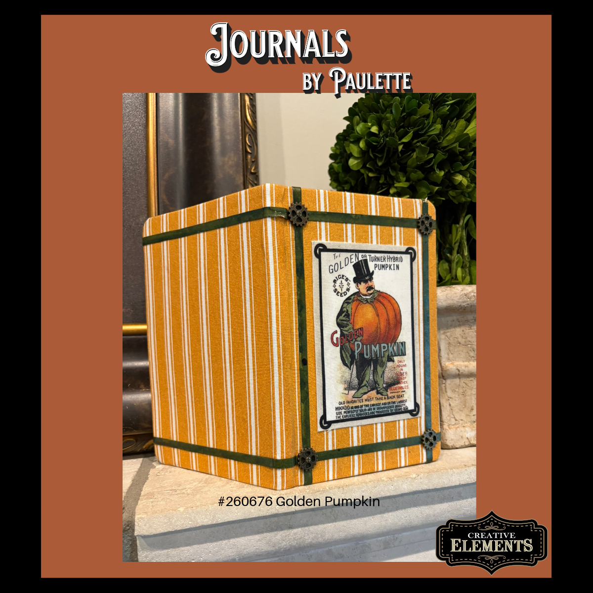 Journals-by Paulette-260676 Golden Pumpkin
