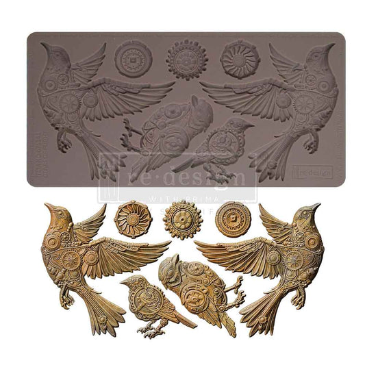 Decor Moulds - Redesign - Gears of Flight- 5"x10"x8mm