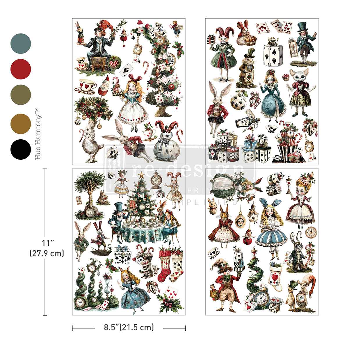 Transfers - Redesign - Middy 8.5" x 11" - Whimsical Holiday Dreams