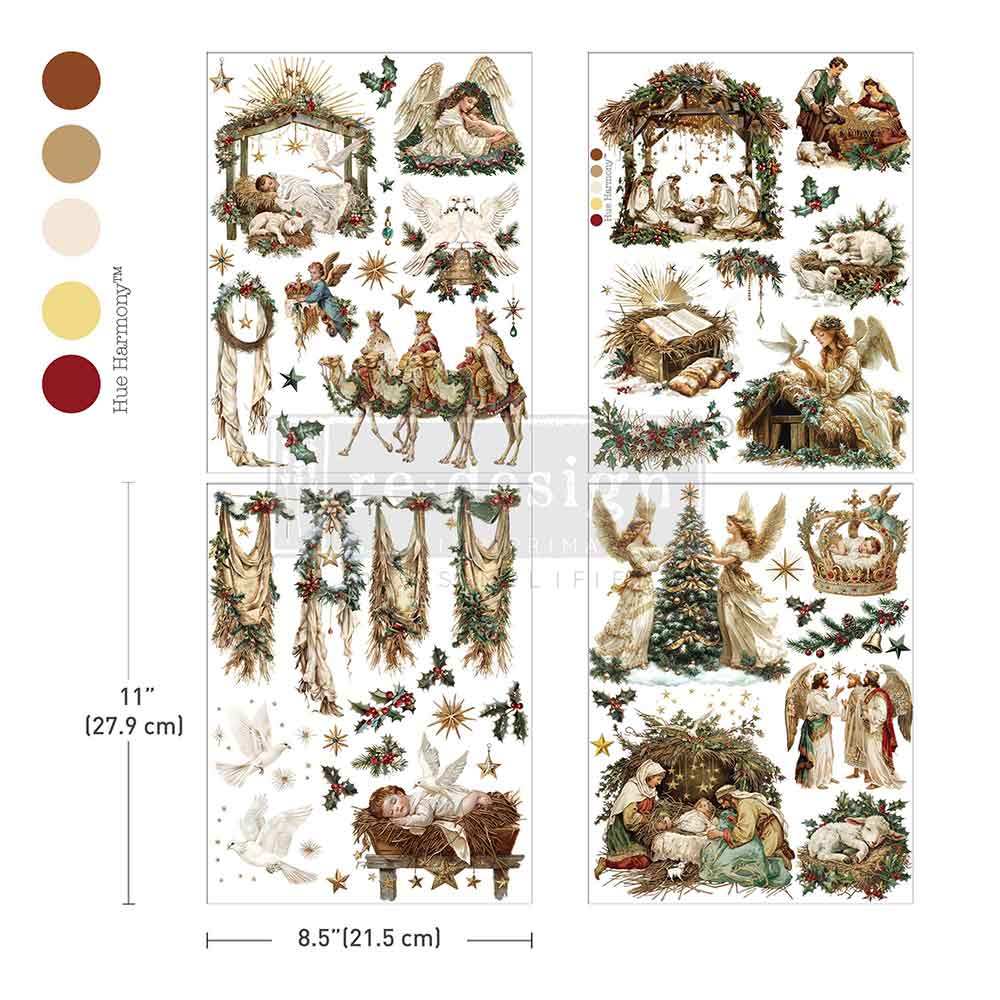 Transfers - Redesign - Middy 8.5" x 11" - Sacred Night Collection