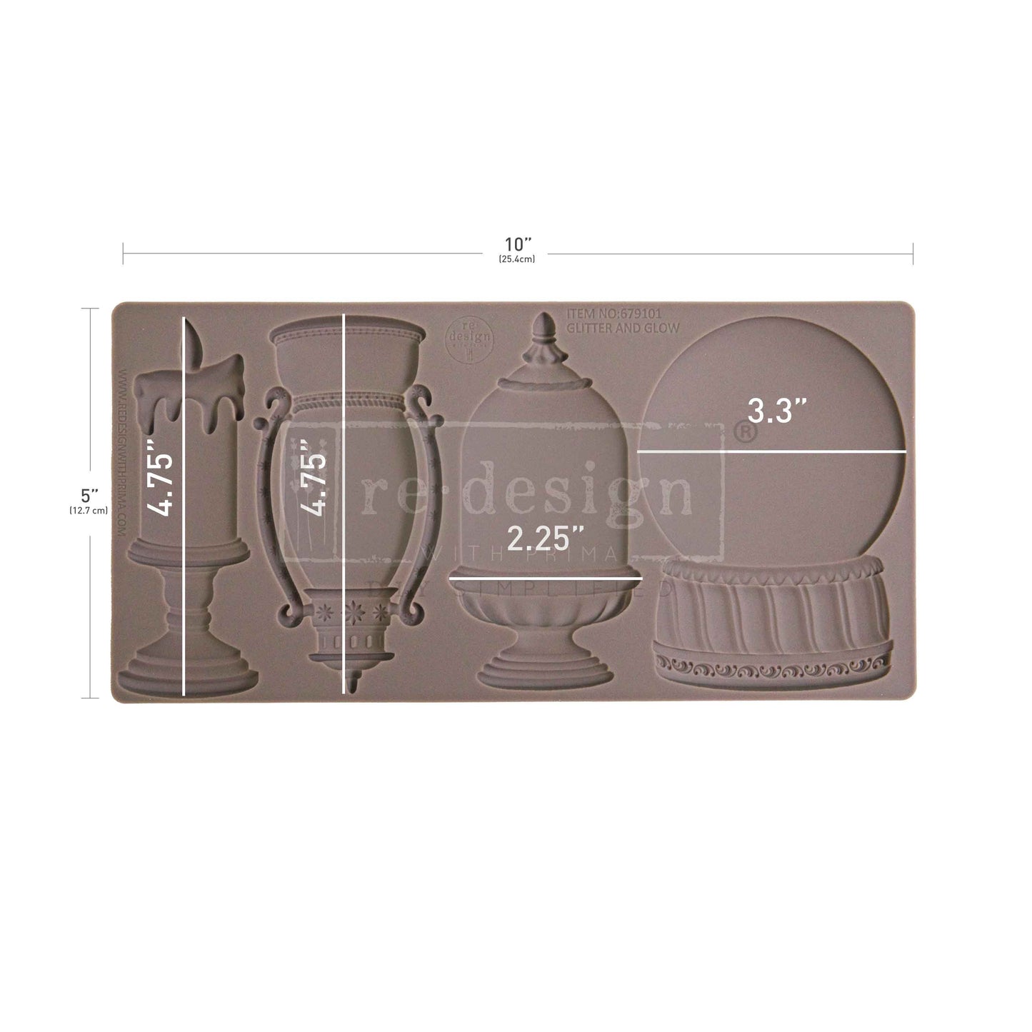 Decor Moulds - Redesign - Glitter and Glow - 5" x 10