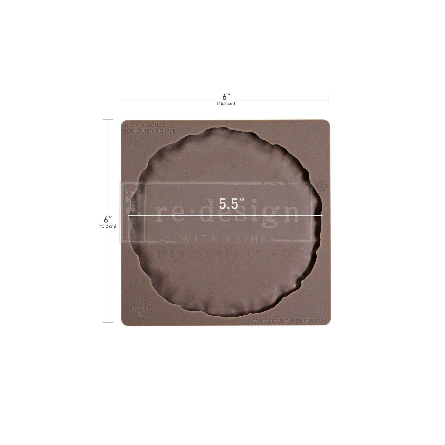 Decor Moulds - Redesign - Contours of Grace - 6" x 6"