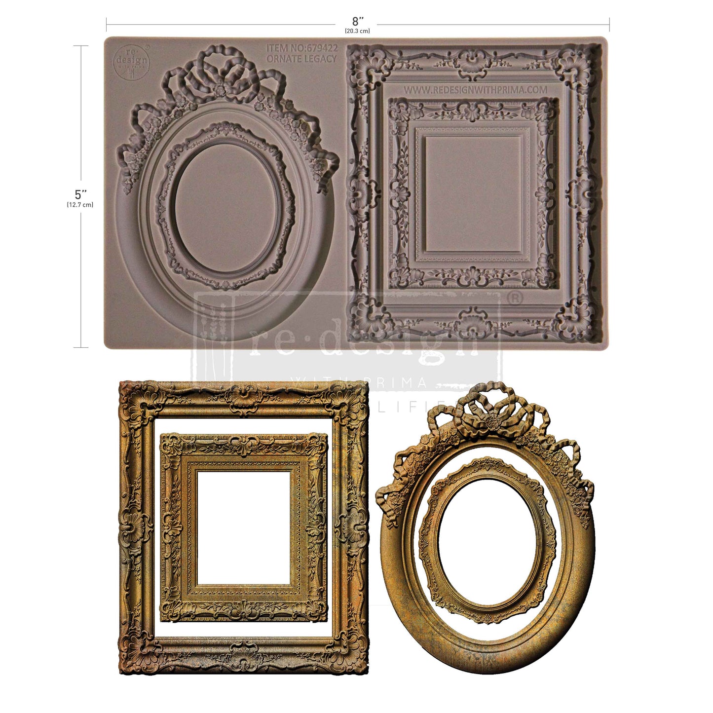 Decor Moulds - Redesign - Ornate Legacy - 5"X8"