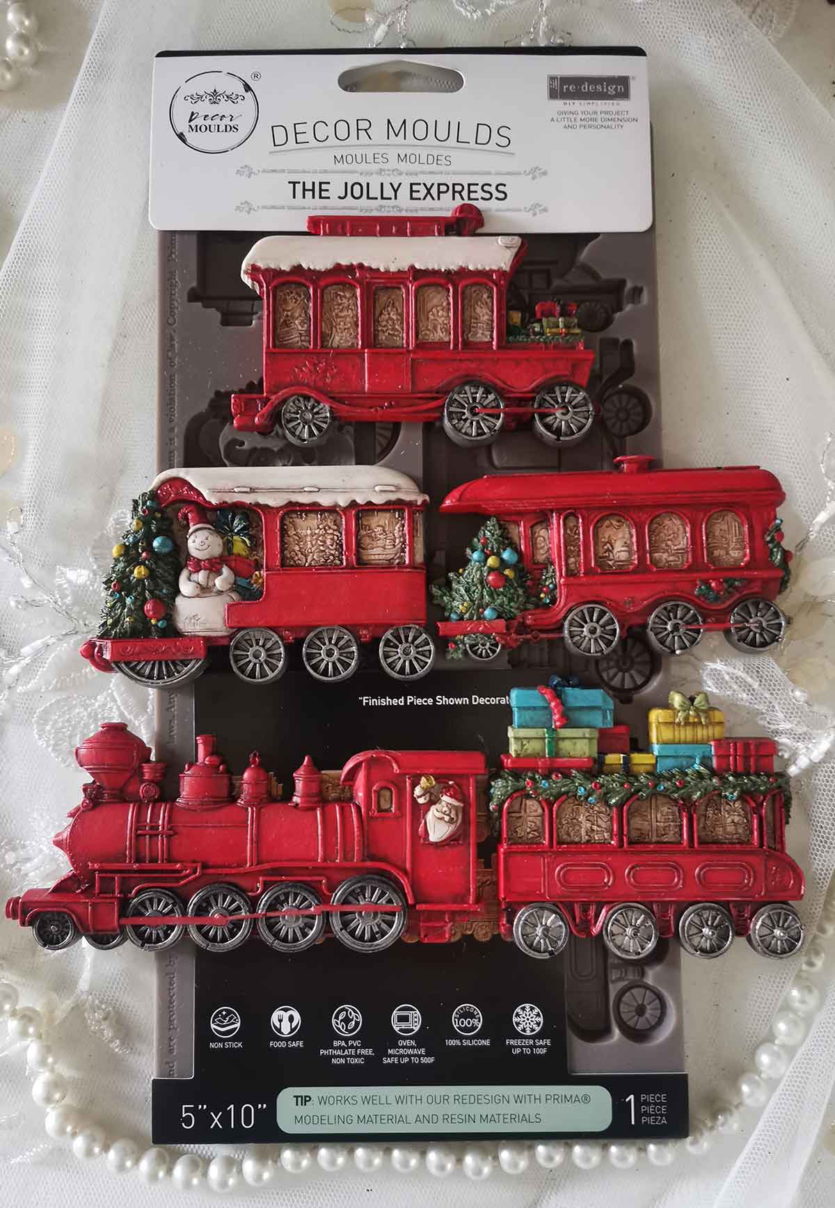Decor Moulds - Redesign - The Jolly Express - 5"X10" - Limited Edition