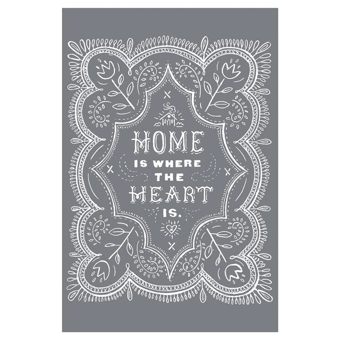 Stencils - A Makers Studio - Home Heart - 12" x 18"