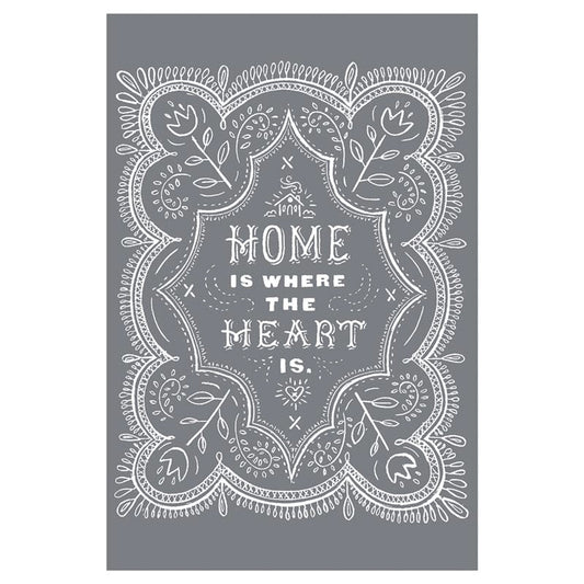 Stencils - A Makers Studio - Home Heart  - 12" x 18"