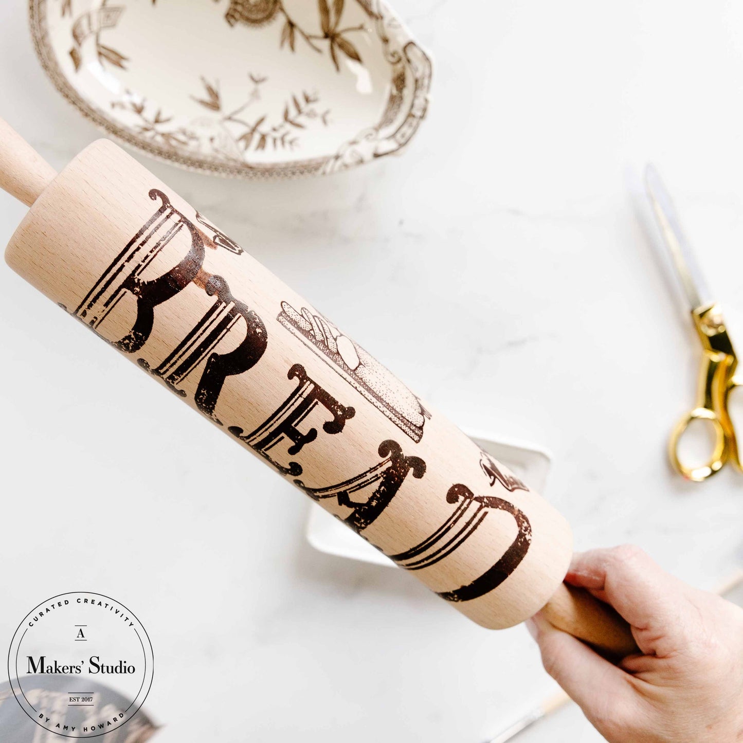 Stencils - A Makers Studio - Bread Bakery - 8.5" x 11"