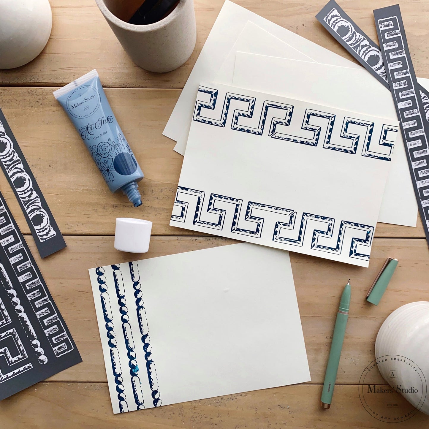 Stencils - A Makers Studio - Classic Borders - 12" x 18"