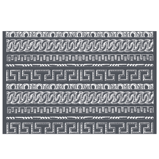 Stencils - A Makers Studio - Classic Borders  - 12" x 18"