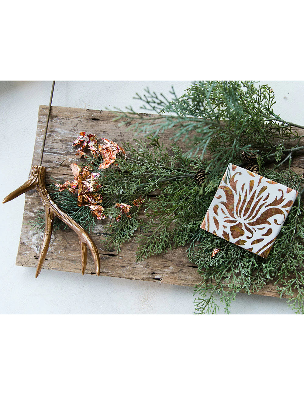Amy Howard at Home - Finishes - Leaf - Copper - 6"x6" - 25 sheets