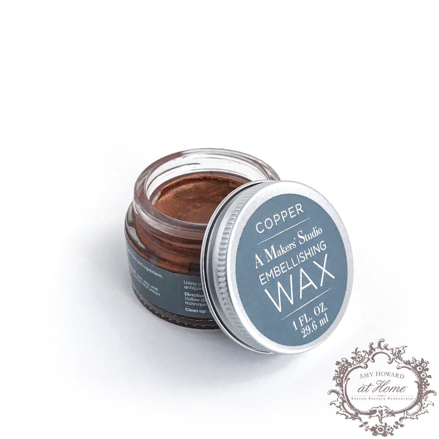 Amy Howard at Home - Finishes - Wax - Embellishing Wax - Copper - 1 oz