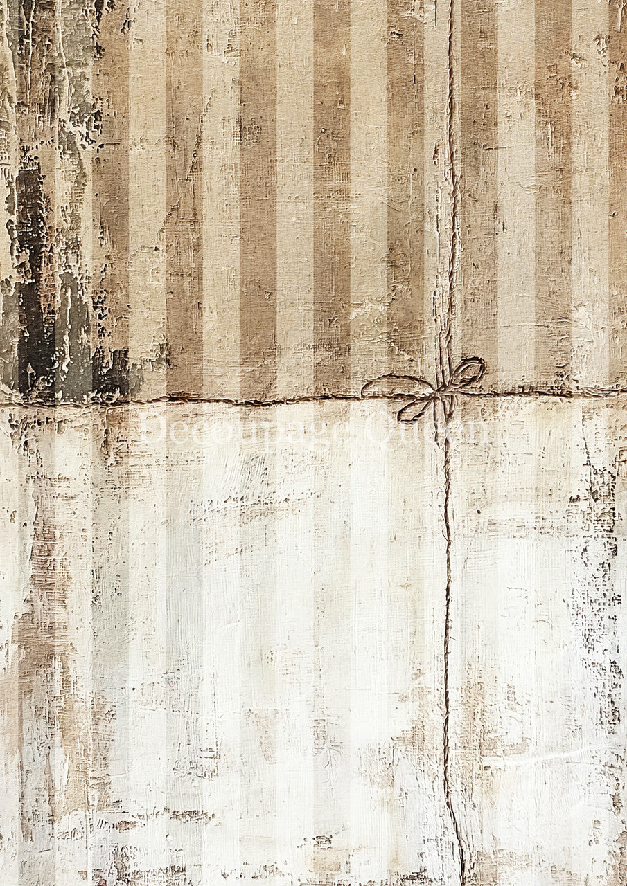 Decoupage Paper - DQ - DQRP0784 - Cottage Stripes