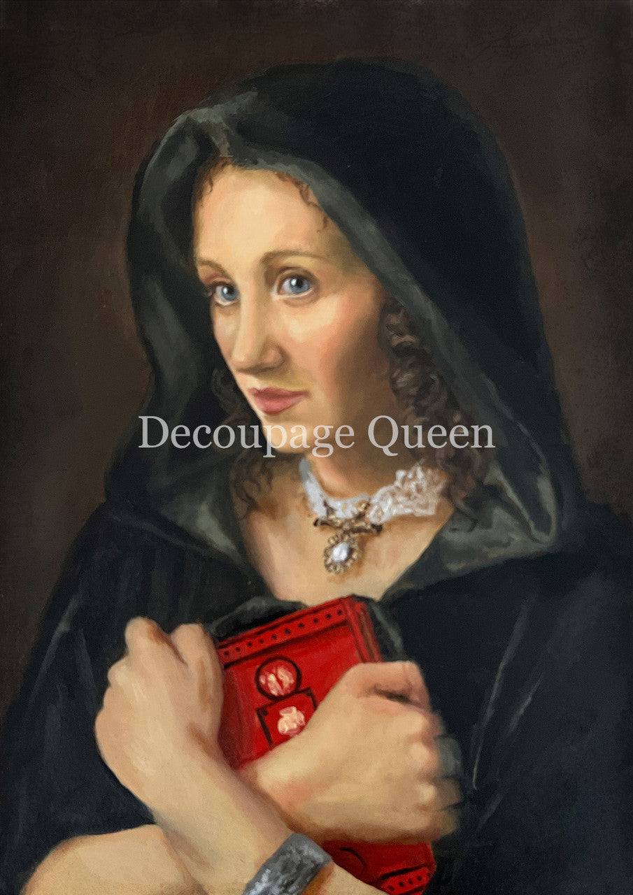 Decoupage Paper - DQ - DQRP0814 - Teresa Rene Art-Keeper of Secrets