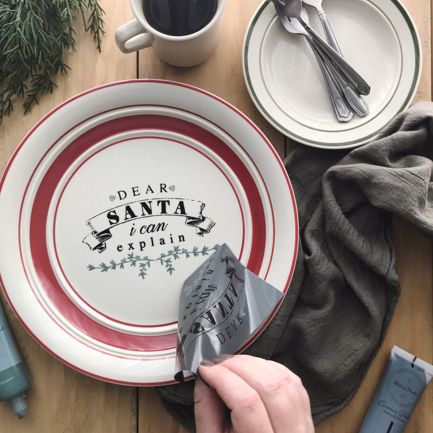 Stencils - A Makers Studio - Santa - 8.5" x 11"