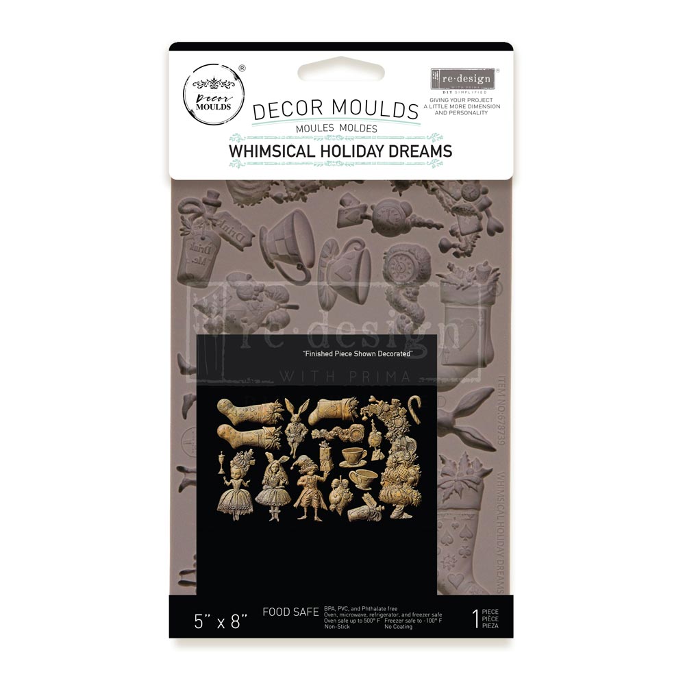Decor Moulds - Redesign - Whimsical Holiday Dreams - 5"X8"