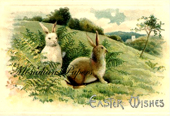 Decoupage Paper - Monahan Papers- E0058 - Easter Wishes - 11X17