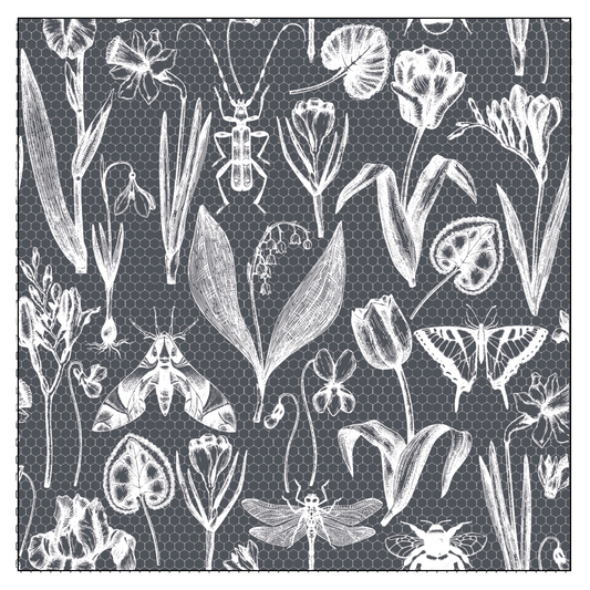 Stencils - A Makers Studio - Flowers and Insects - 12" x 12"
