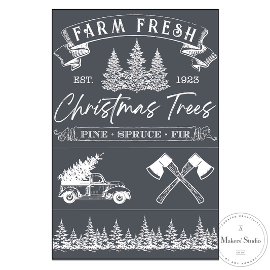 Stencils - A Makers Studio - Fresh Cut - 12" x 18"