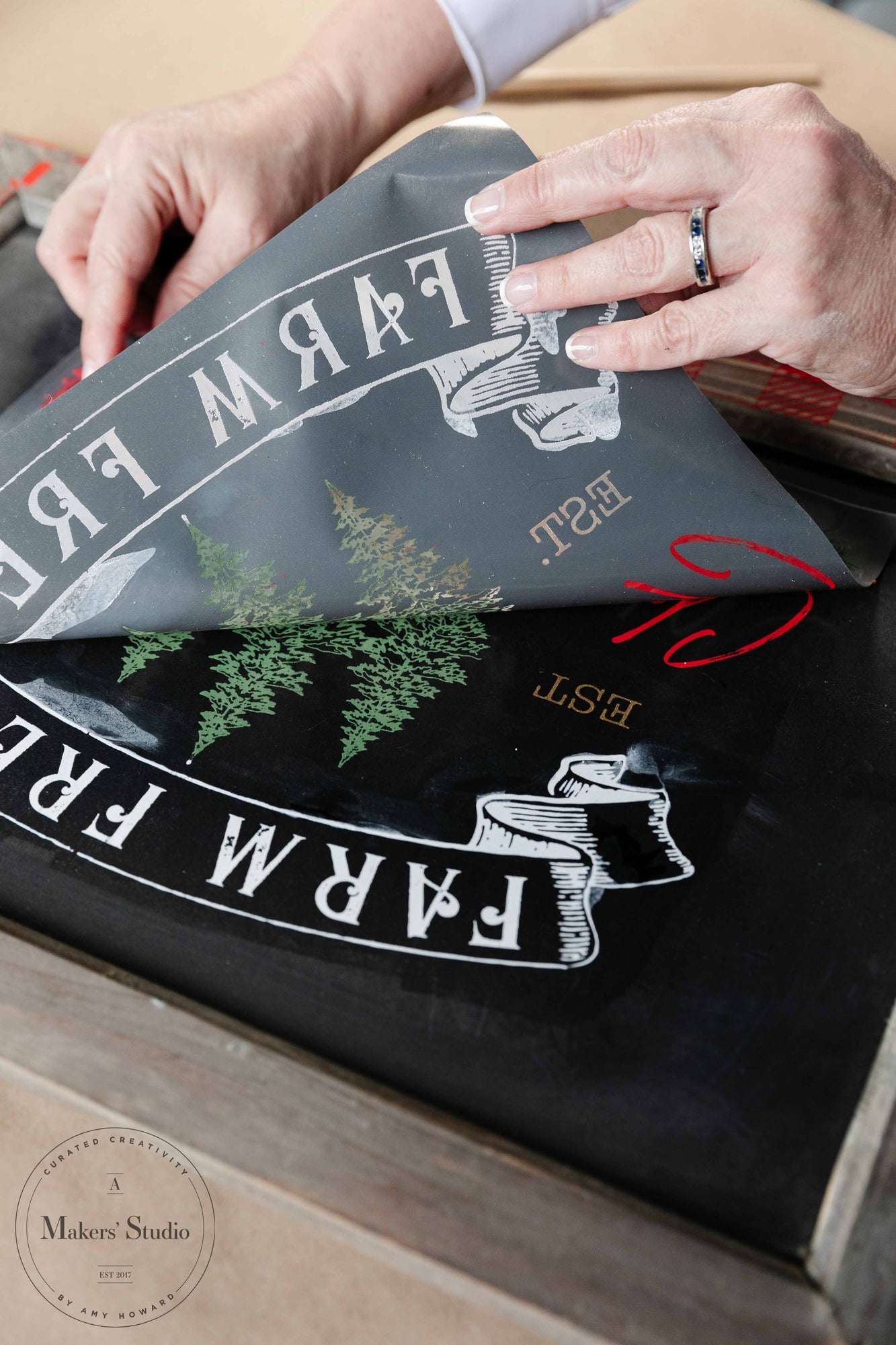 Stencils - A Makers Studio - Fresh Cut - 12" x 18"