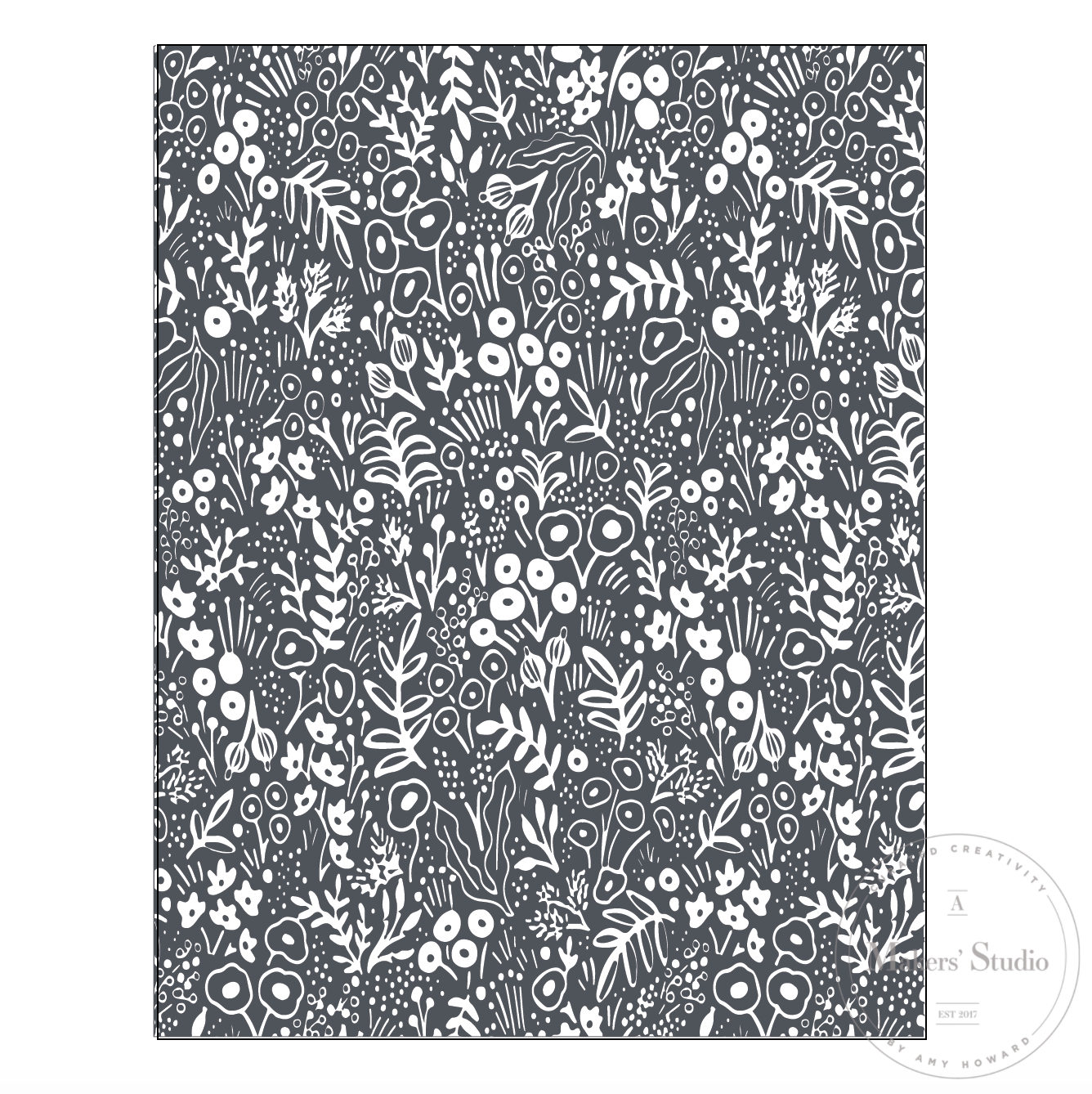 Stencils - A Makers Studio - In Bloom - 8.5" x 11"
