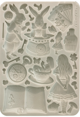 Moulds - Stamperia - A5 - KACMA572 - Alice in Christmas - Alice - Silicone