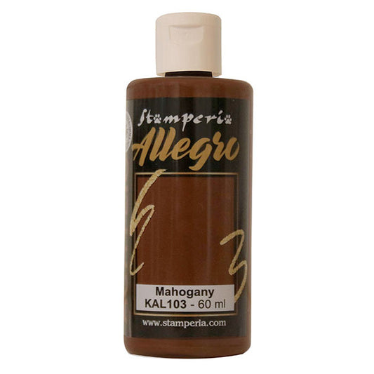 Paints - Stamperia - Allegro - KAL103 - Mahogany - 60ml - Acrylic