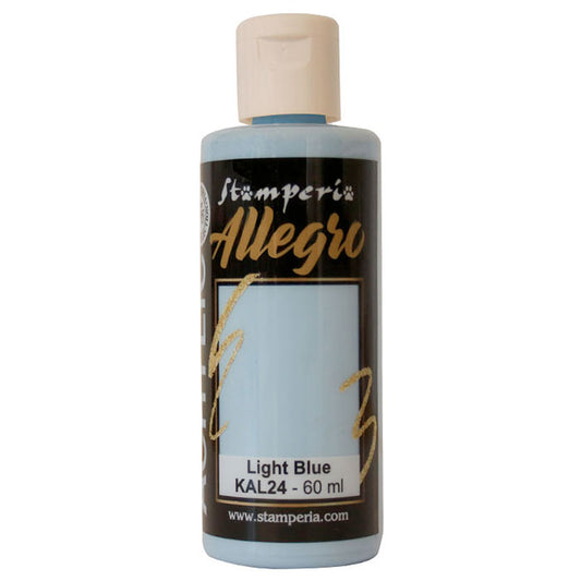 Paints - Stamperia - Allegro - KAL 24 - Light Blue - 60ml - Acrylic