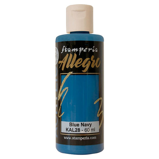 Paints - Stamperia - Allegro - KAL 28 - Blue navy - 60ml - Acrylic