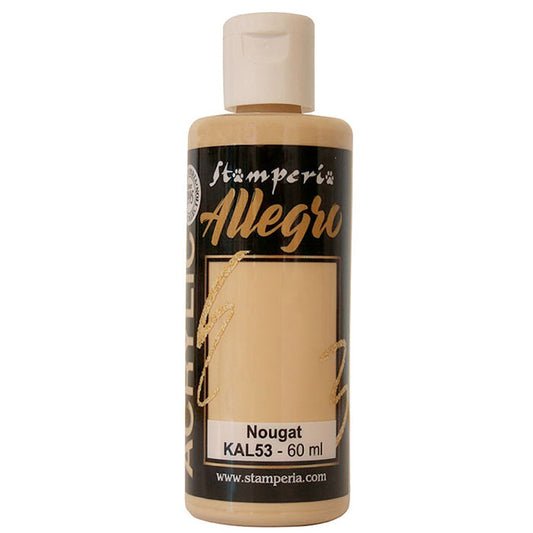 Paints - Stamperia - Allegro - KAL 53 - Nougat - 60ml - Acrylic