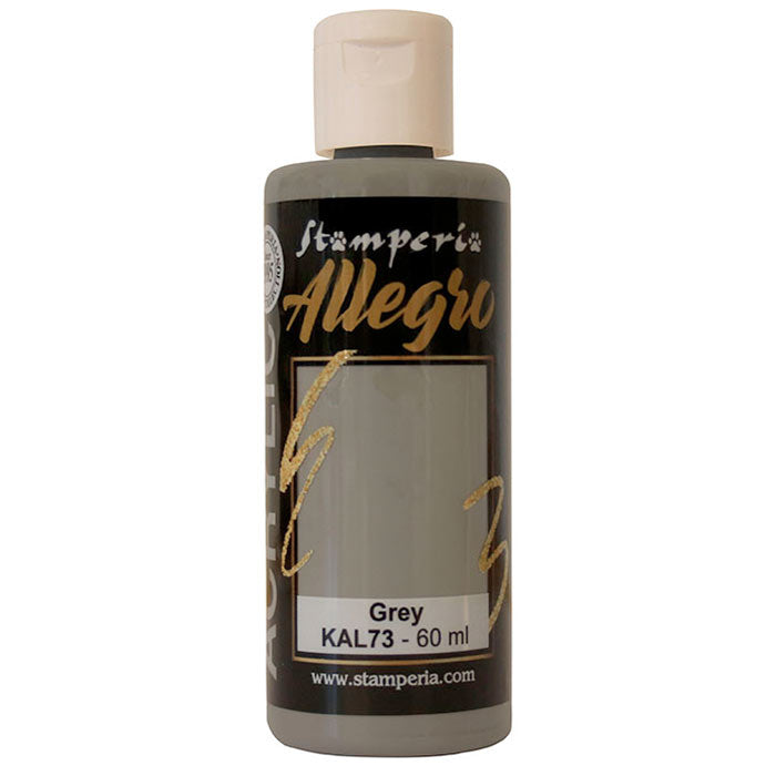 Paints - Stamperia - Allegro - KAL 73 - Grey - 60ml - Acrylic