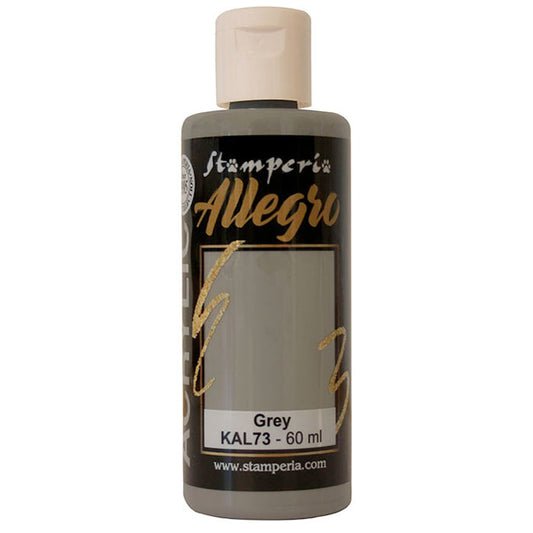 Paints - Stamperia - Allegro - KAL 73 - Grey - 60ml - Acrylic