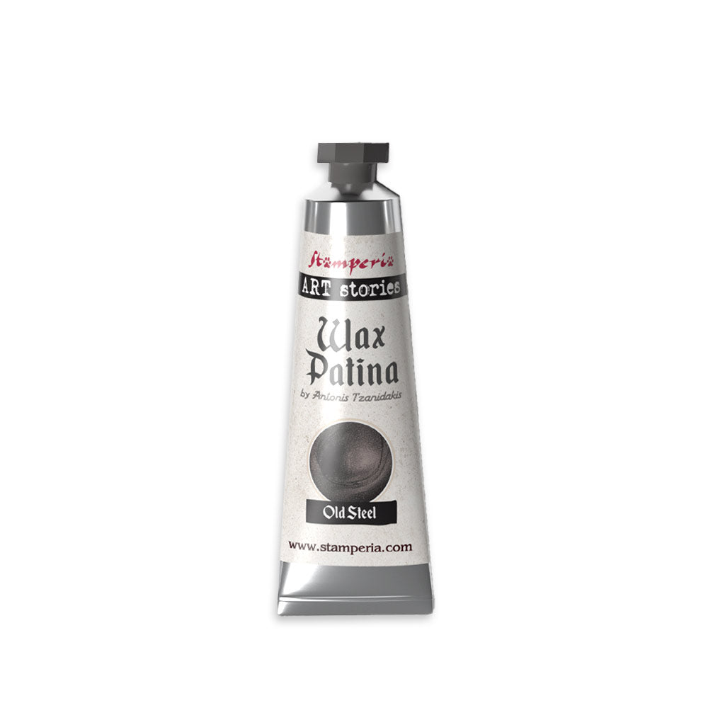 Stamperia - Art Stories - KECW01 - Wax Patina - Old Steel - 40ml