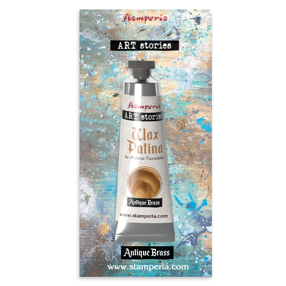Stamperia - Art Stories - KECW05 - Wax Patina - Antique Brass - 40ml