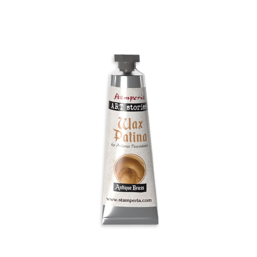 Stamperia - Art Stories - KECW05 - Wax Patina - Antique Brass - 40ml