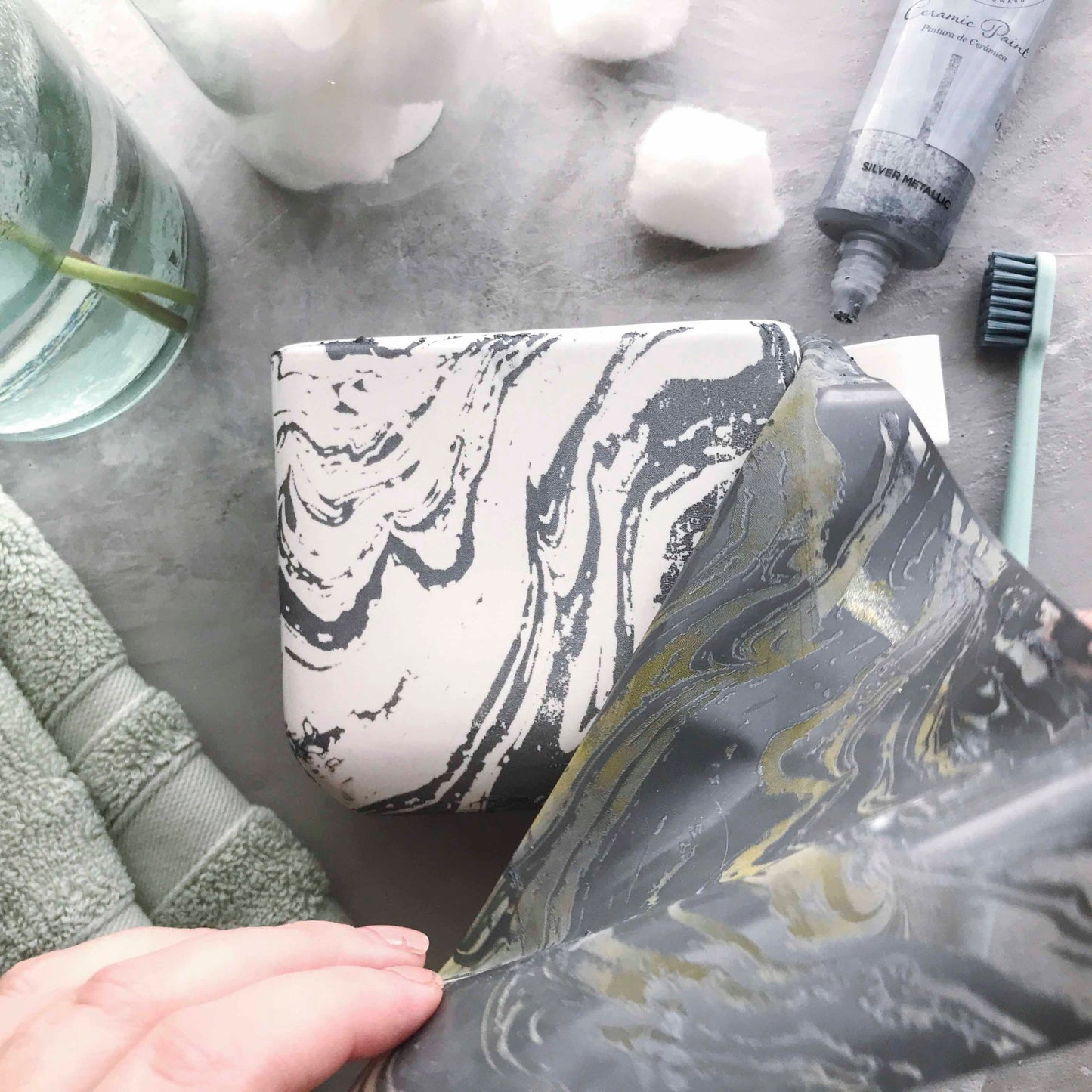 Stencils - A Makers Studio - Marbling - 8.5" x 11"