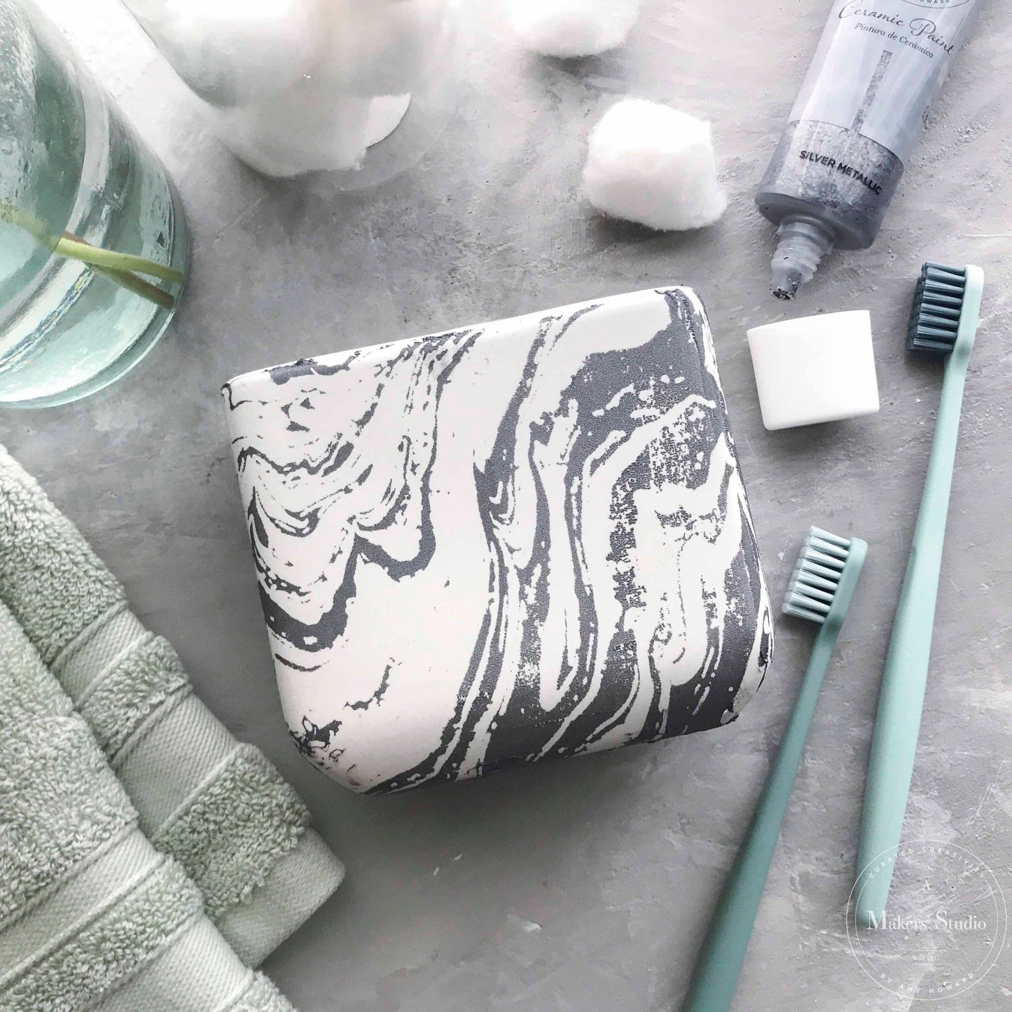 Stencils - A Makers Studio - Marbling - 8.5" x 11"