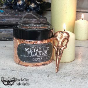 Art Ingredients - Metallic Flakes - Copper - 1 jar 30g including container