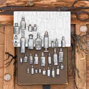 Decor Moulds - redesign - Apothecary Bottles (Finnabair)- 5"x8"x8mm