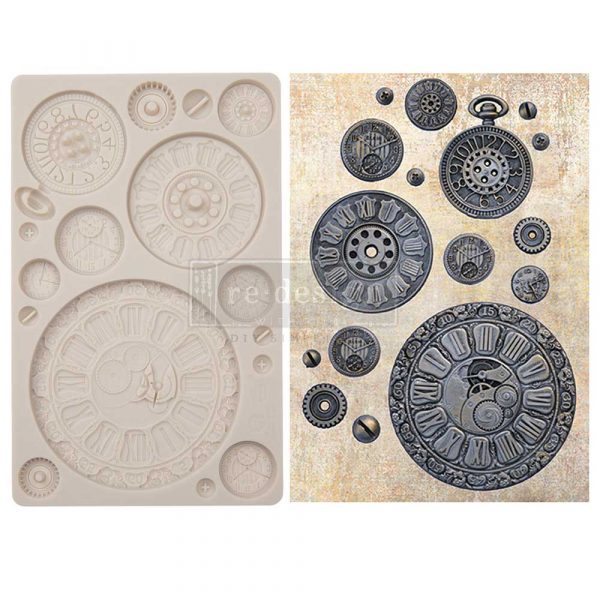 Decor Moulds - redesign - Clock Faces (Finnabair) - 5"x8"x8mm