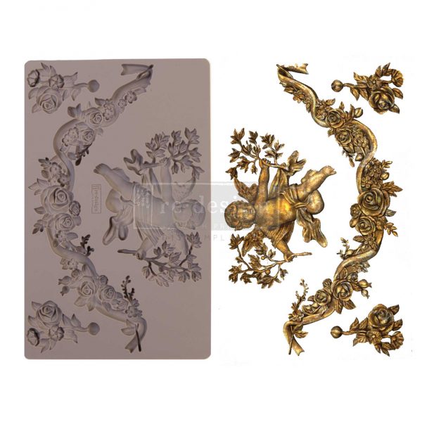 Decor Moulds - redesign - Divine Florals - 5"x8"x8mm