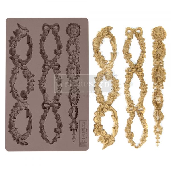 Decor Moulds - redesign - Floral Chain - 5"x8"x8mm