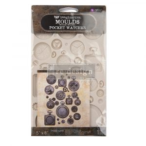 Decor Moulds - redesign - Pocket Watches (Finnabair) - 5"x8"x8mm