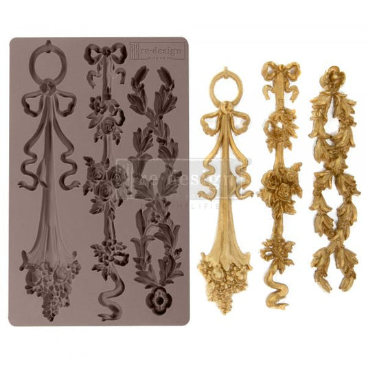 Decor Moulds - redesign - Sorrento Laurels - 5"x8"x12mm