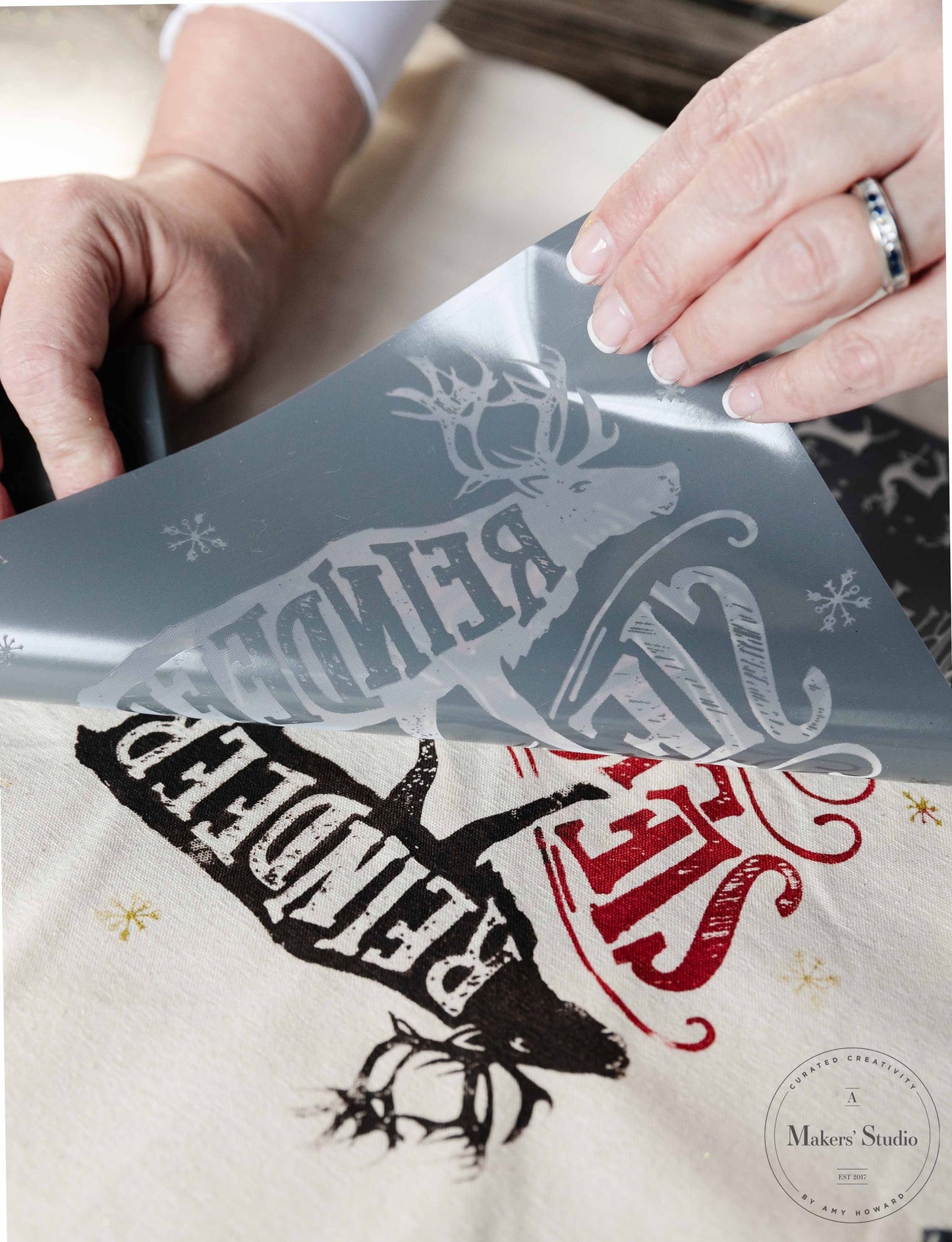 Stencils - A Makers Studio - Oh What Fun - 8.5" x 11"