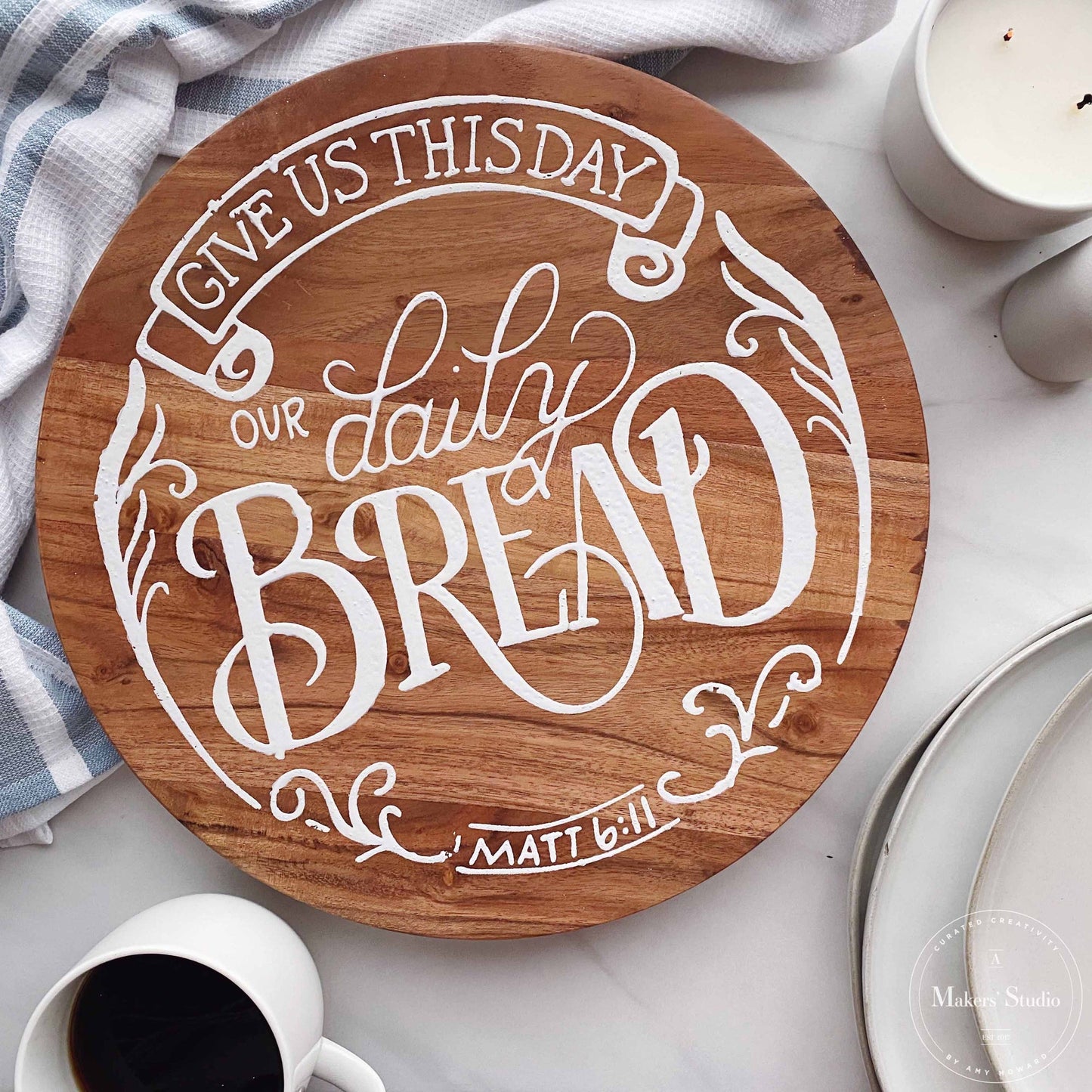 Stencils - A Makers Studio - Our Daily Bread - 12 x 12"