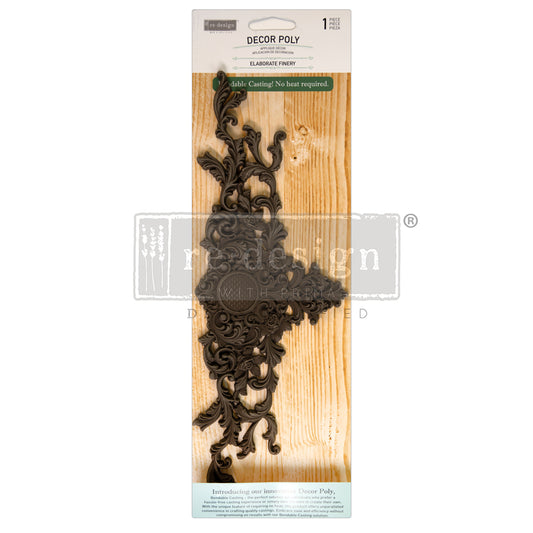 Decor Poly - Redesign - Elaborate Finery - 12"x4.13"