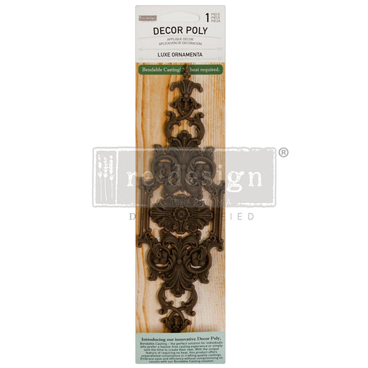 Decor Poly - Redesign - Luxe Ornamental - 10"x2.8"