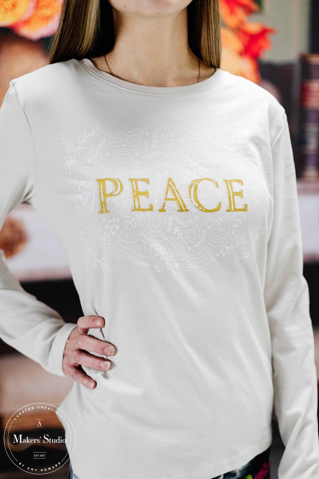 Stencils - A Makers Studio - Peace to All - 8.5" x 11"