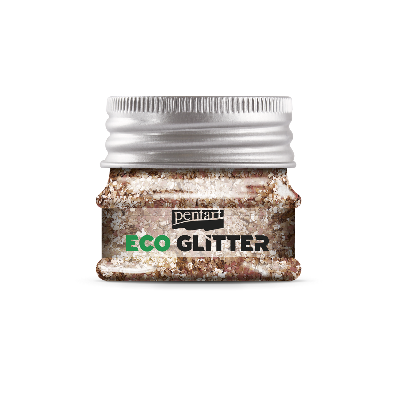 Pentart - Eco Glitter - RoseGold - Coarse - 15g