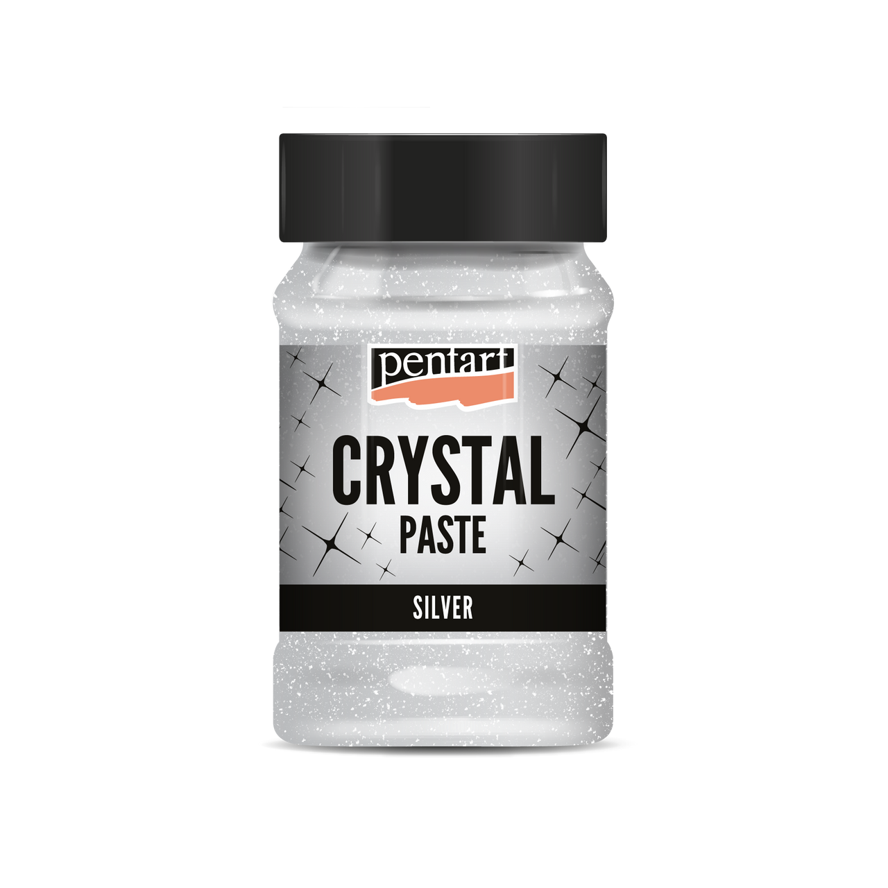 Pentart - Crystal Paste - Silver - 100ml